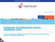 Tablet Screenshot of ceriumvistech.com